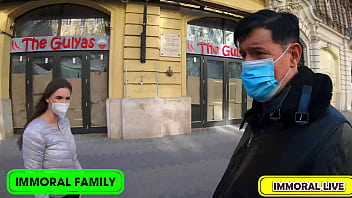 Horny czech brunette taylee wood's threesome adventure in budapest