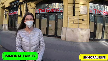 Horny czech brunette taylee wood's threesome adventure in budapest