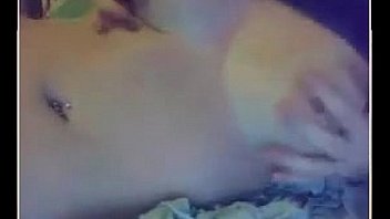 Cute girl rubbing her pussy