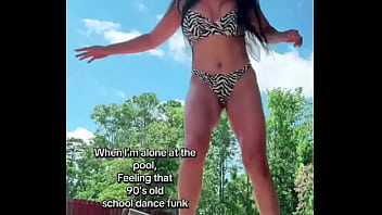 When i’m alone at the pool feeling that 90s old school funk