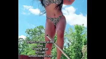 When i’m alone at the pool feeling that 90s old school funk