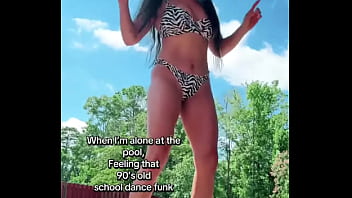 When i’m alone at the pool feeling that 90s old school funk