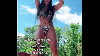 When i’m alone at the pool feeling that 90s old school funk