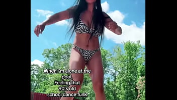 When i’m alone at the pool feeling that 90s old school funk