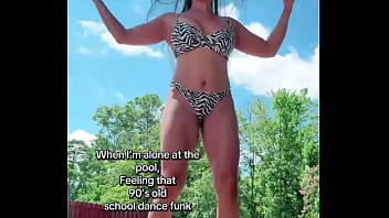 When i’m alone at the pool feeling that 90s old school funk