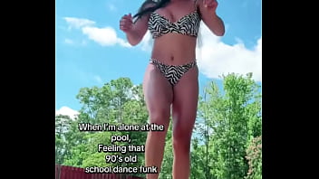 When i’m alone at the pool feeling that 90s old school funk