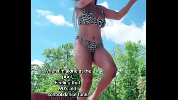 When i’m alone at the pool feeling that 90s old school funk