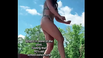 When i’m alone at the pool feeling that 90s old school funk