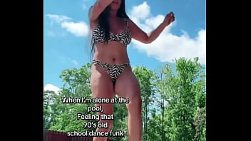 When i’m alone at the pool feeling that 90s old school funk