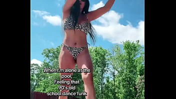 When i’m alone at the pool feeling that 90s old school funk