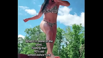 When i’m alone at the pool feeling that 90s old school funk