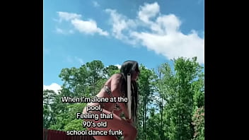 When i’m alone at the pool feeling that 90s old school funk