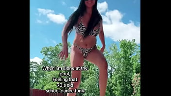 When i’m alone at the pool feeling that 90s old school funk