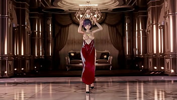 Raiden mei naked with apron dance hentai honkai impact mmd 3d red apron clip Raiden mei naked with apron dance hentai honkai impact mmd 3d red apron clip