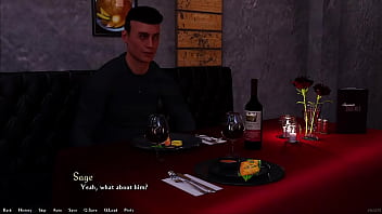 Being a dik #175 busty red head talks about anal while waiter overhears our conversation