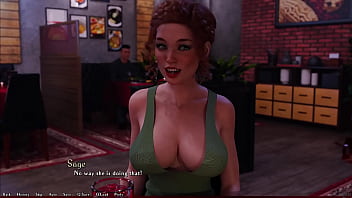 Being a dik #175 busty red head talks about anal while waiter overhears our conversation