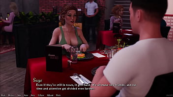 Being a dik #175 busty red head talks about anal while waiter overhears our conversation