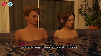 Elmwood university #12 brunette cheerleader loves to dirty talk into my ear she thanked me for fucking her in the hot tub