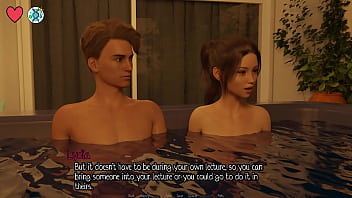 Elmwood university #12 brunette cheerleader loves to dirty talk into my ear she thanked me for fucking her in the hot tub