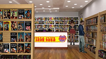 A bimbo stripper satisfies herself with five dildos at once hentai kink maker