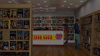 A bimbo stripper satisfies herself with five dildos at once hentai kink maker