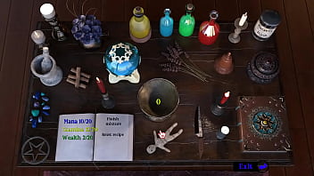 A bimbo stripper satisfies herself with five dildos at once hentai kink maker