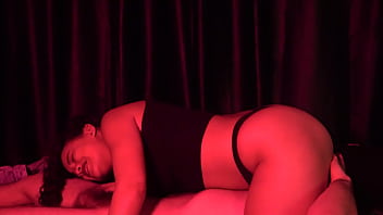 Passionate fucked using the red light to get us horny facesitting doggystyle missionary