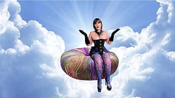 Horny old mature masturbates with dildo