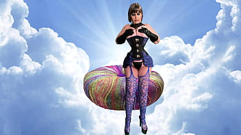 Horny old mature masturbates with dildo