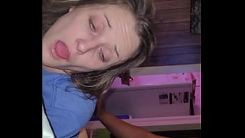 Taking his fat cock and the stretching is so good