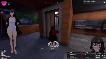 人がいつ出てくるかわからないエレベーター前で 聖水噴射！