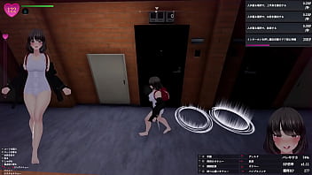 人がいつ出てくるかわからないエレベーター前で 聖水噴射！