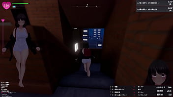 人がいつ出てくるかわからないエレベーター前で 聖水噴射！