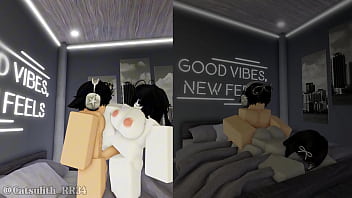 Inviting two strangers into my room to fuck them one after another~