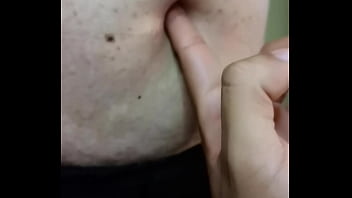 Exploring a milf's navel