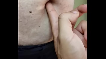 Exploring a milf's navel