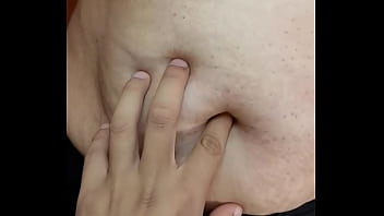 Exploring a milf's navel