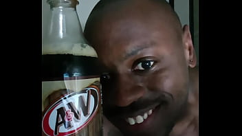 Who wants some caffeine free rootbeer soda beverage with rootbeer flavored anus for free 3