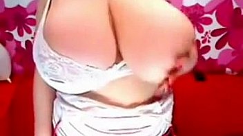 Cute cam girl with huge breasts