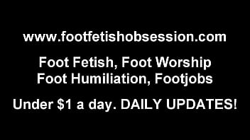 Foot fetish and foot worshiping tube videos