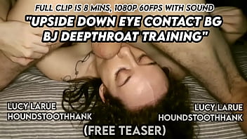 Upside Down Eye Contact Bg Bj Deepthroat Training thumbnail