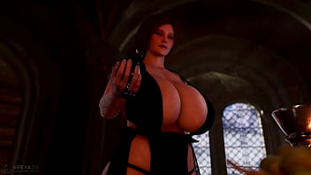 Huge boobs lactation 3d Huge boobs lactation 3d