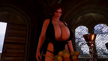 Huge boobs lactation 3d Huge boobs lactation 3d