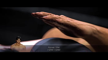 Reverse headscissors on a wrestling ring