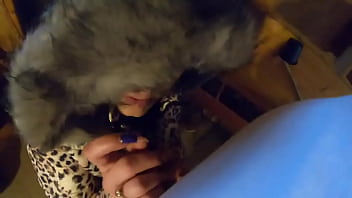 Preview mega milf milfycalla gets a load of cum on puffy jacket 165 hot ass babe in tight leather leggings fucked by big