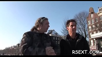 Tattooed older gives orall service