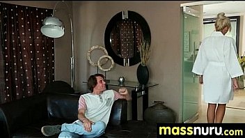 Nuru massage ends with a hot shower fuck 22