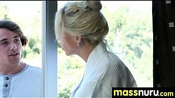 Nuru massage ends with a hot shower fuck 22