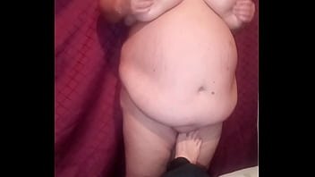 Stacy teases naked and rub her tits free video