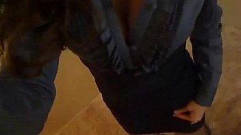 Babe with incredible rack on webcam